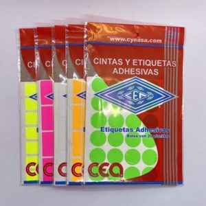 Etiquetas adhesivas CEA
